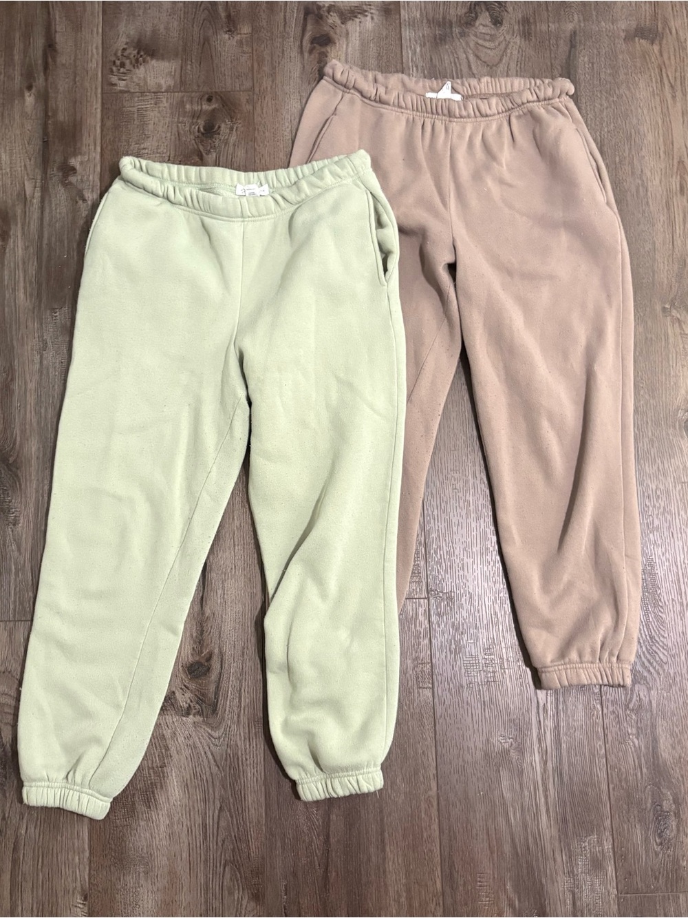 2 pc Ankle-Length Fleece Joggers